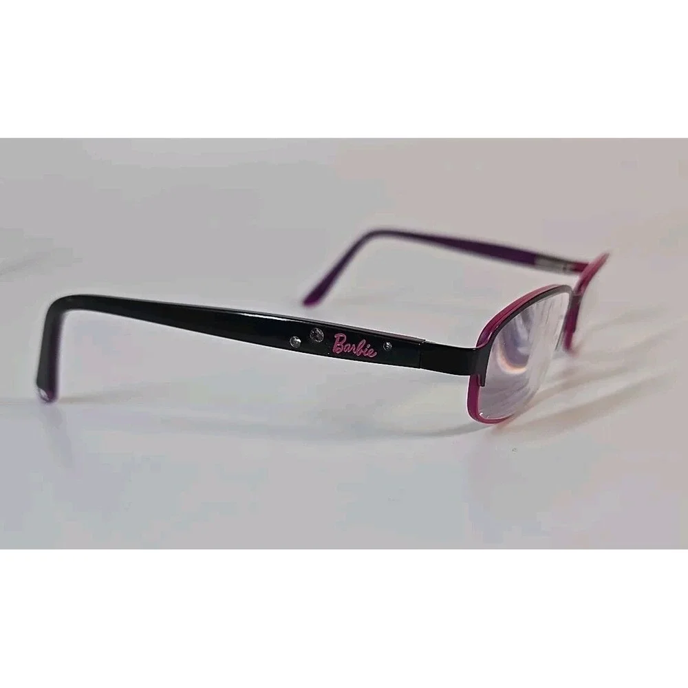 BARBIE RX EYEGLASS FRAME  49-15-127 PINK BLACK FIESTA‎